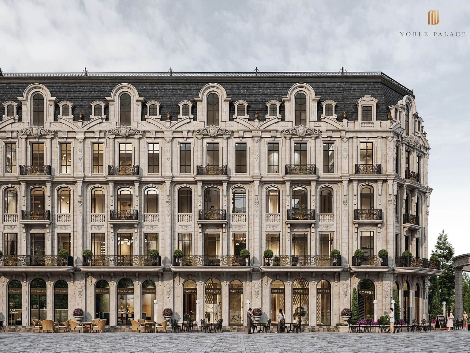 Shophouse Noble Palace Tây Hồ - Phố Châu Âu Tại Ciputra