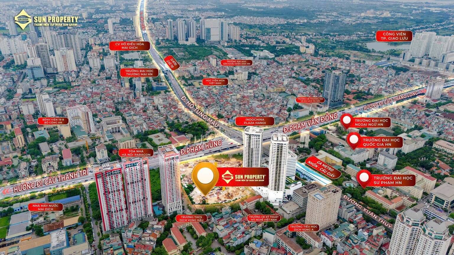 Sun Feliza Suites: Căn hộ hạng sang chuẩn 6 sao trung tâm Cầu Giấy