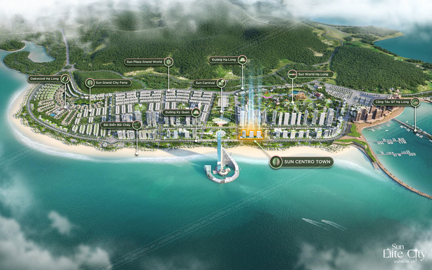 Sun Centro Town - Tổ hợp căn hộ nghỉ dưỡng cao cấp bên vịnh Hạ Long
